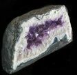Amethyst & Calcite Geode From Brazil - lbs #34450-3